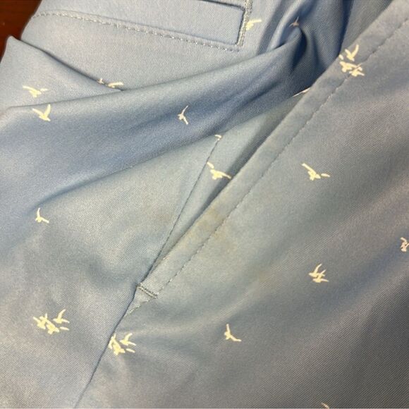 Walter Hagen 34 9” Blue White Seagulls Inseam Perfect 11 Collection Golf Shorts - Picture 16 of 16